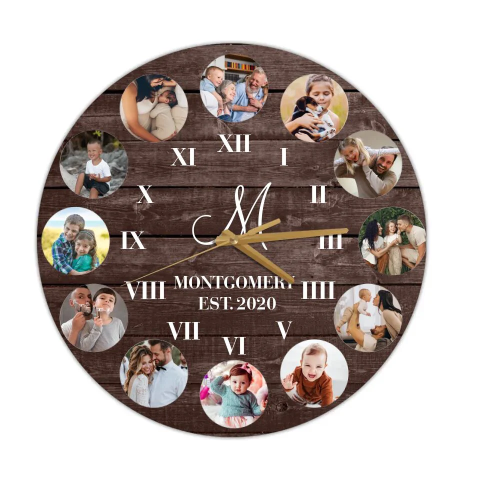 Keeping Memory Together - Housewarming Gifts - Custom Wall Clock - Anniversary Gifts - Image 3