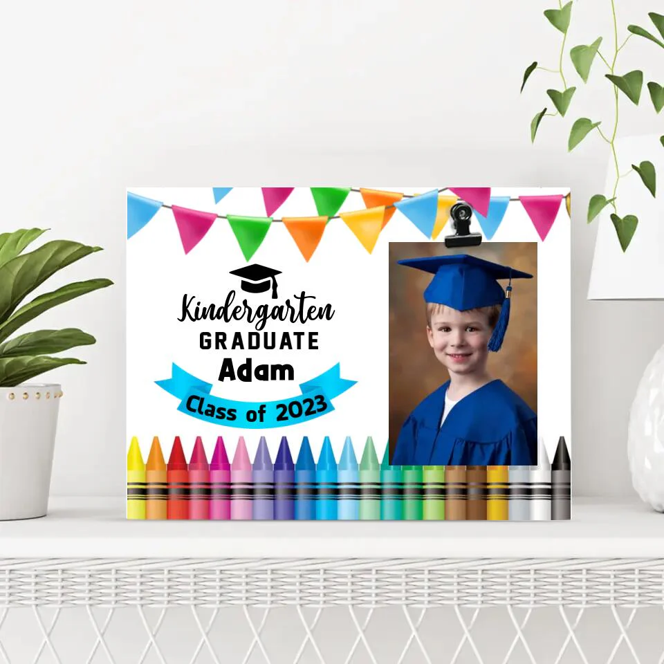 Kindergarten Graduation Class Of 2025 Custom Photo Frame Graduation Gift - Image 3