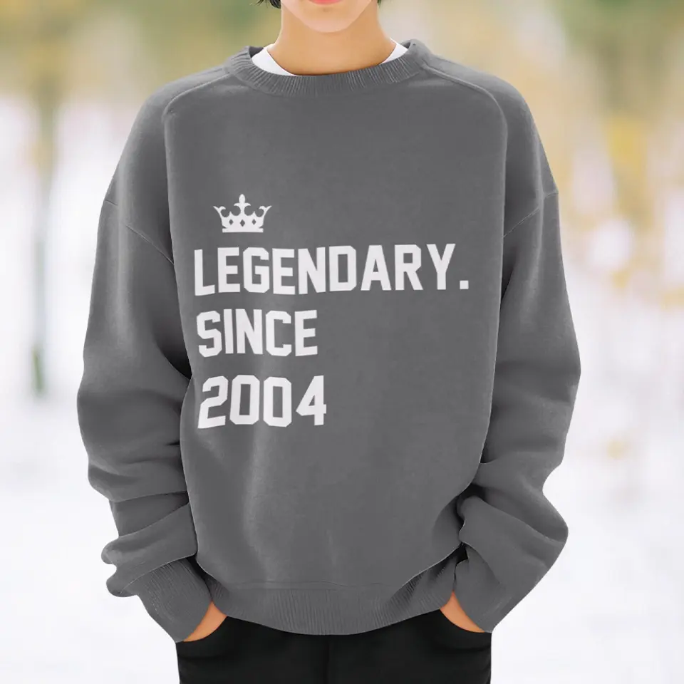 Legendary Since - Custom Year Sweatshirt Hoodie - Birthday Gifts For Children Friends - Image 14