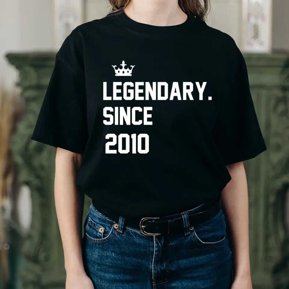 Legendary Since - Custom Year Sweatshirt Hoodie - Birthday Gifts For Children Friends - Image 17
