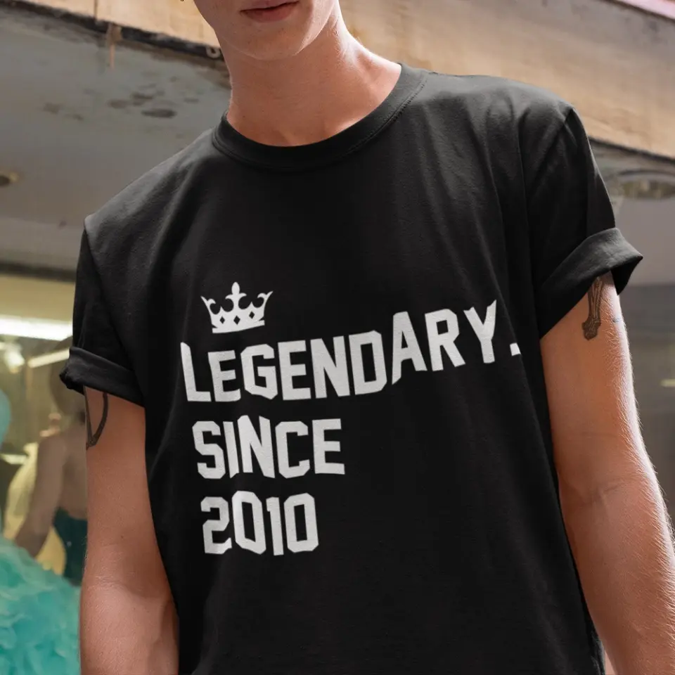 Legendary Since - Custom Year Sweatshirt Hoodie - Birthday Gifts For Children Friends - Image 19