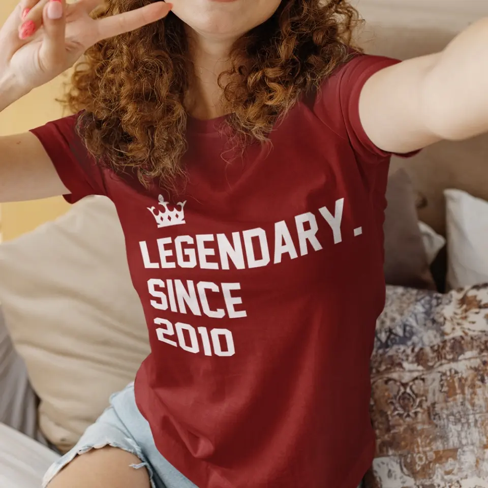 Legendary Since - Custom Year Sweatshirt Hoodie - Birthday Gifts For Children Friends - Image 20