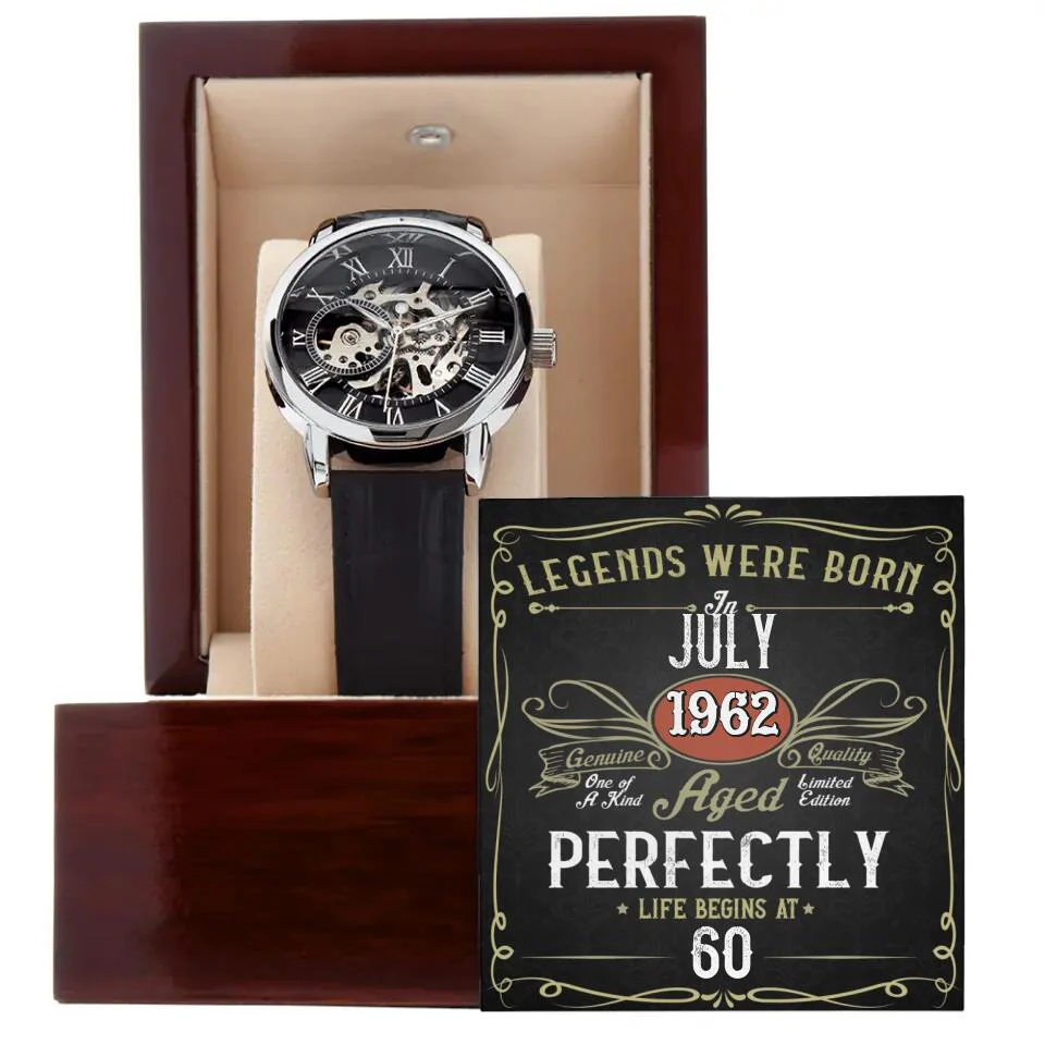 Legends Were Born One Of A Kind Limited Edition Personalized Watch - Image 6