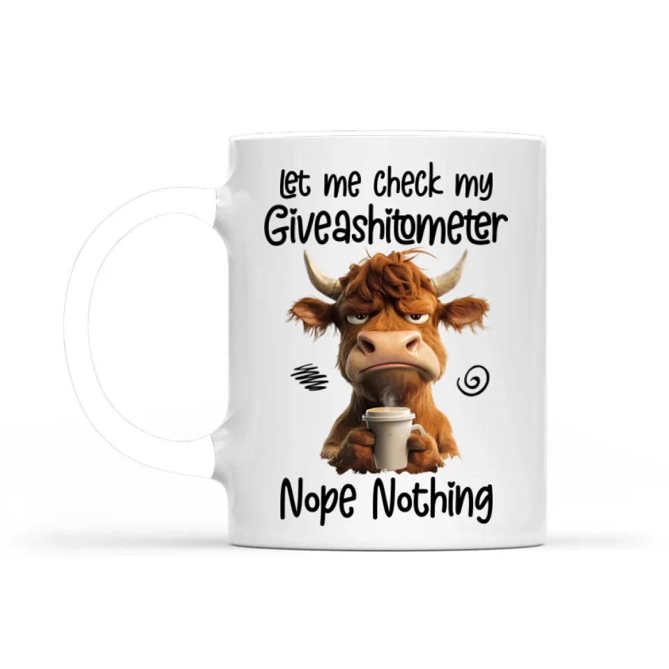 Let Me Check My Giveashitometer Nope Nothing - Fun Gifts For Coworkers, Friends, Family - Personalized Mug - Image 12