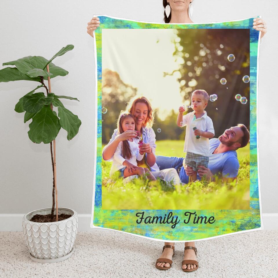 Life Is A Movie - Personalized Upload Photo Blanket - Best Gift For Family For Him/Her On Christmas Anniversary - 210IHNBNBL747 - Image 3