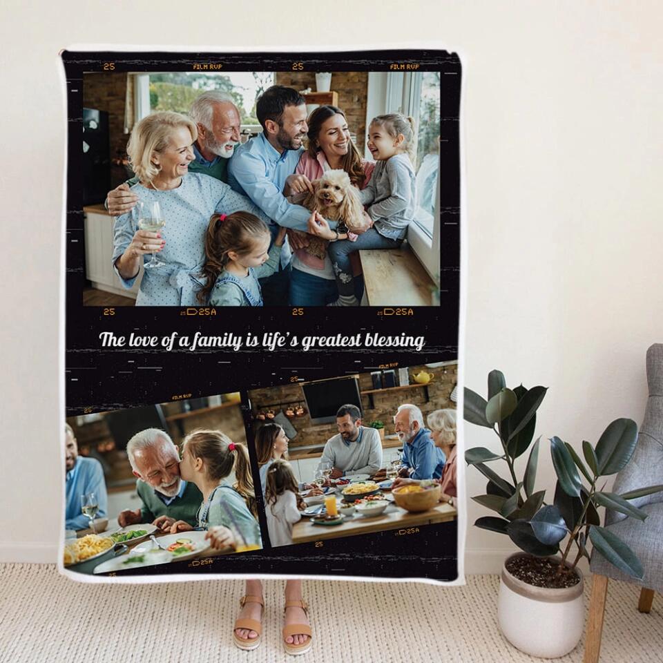 Life Is A Movie - Personalized Upload Photo Blanket - Best Gift For Family For Him/Her On Christmas Anniversary - 210IHNBNBL747 - Image 9
