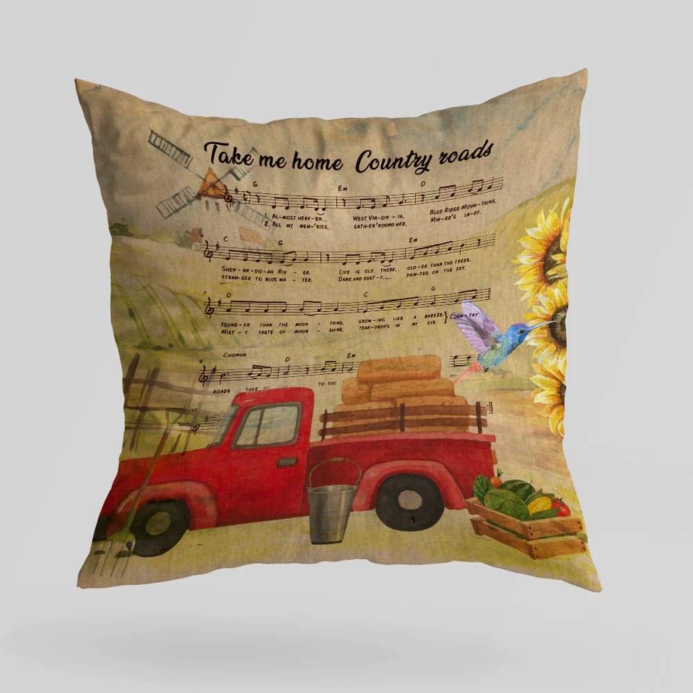 Life Is Better In The Country Canvas Pillow - Image 2