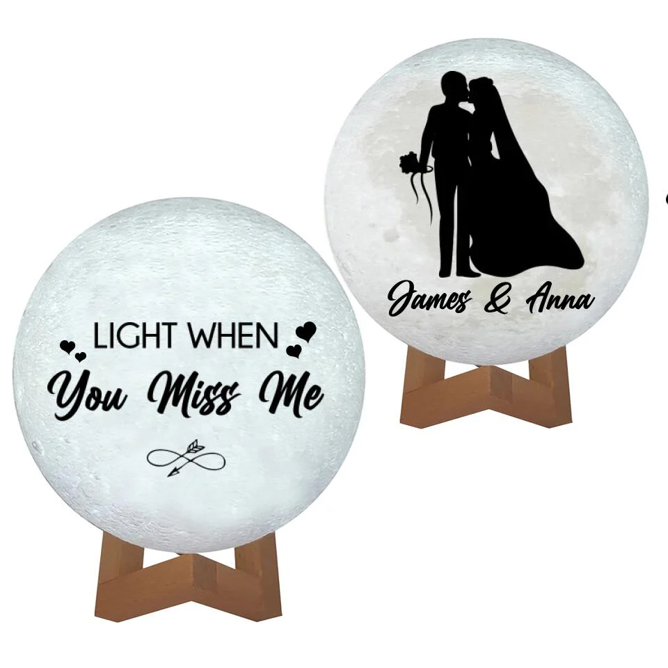 Light When You Miss Me Personalized Couple Figure Long Distance Gifts - Image 2
