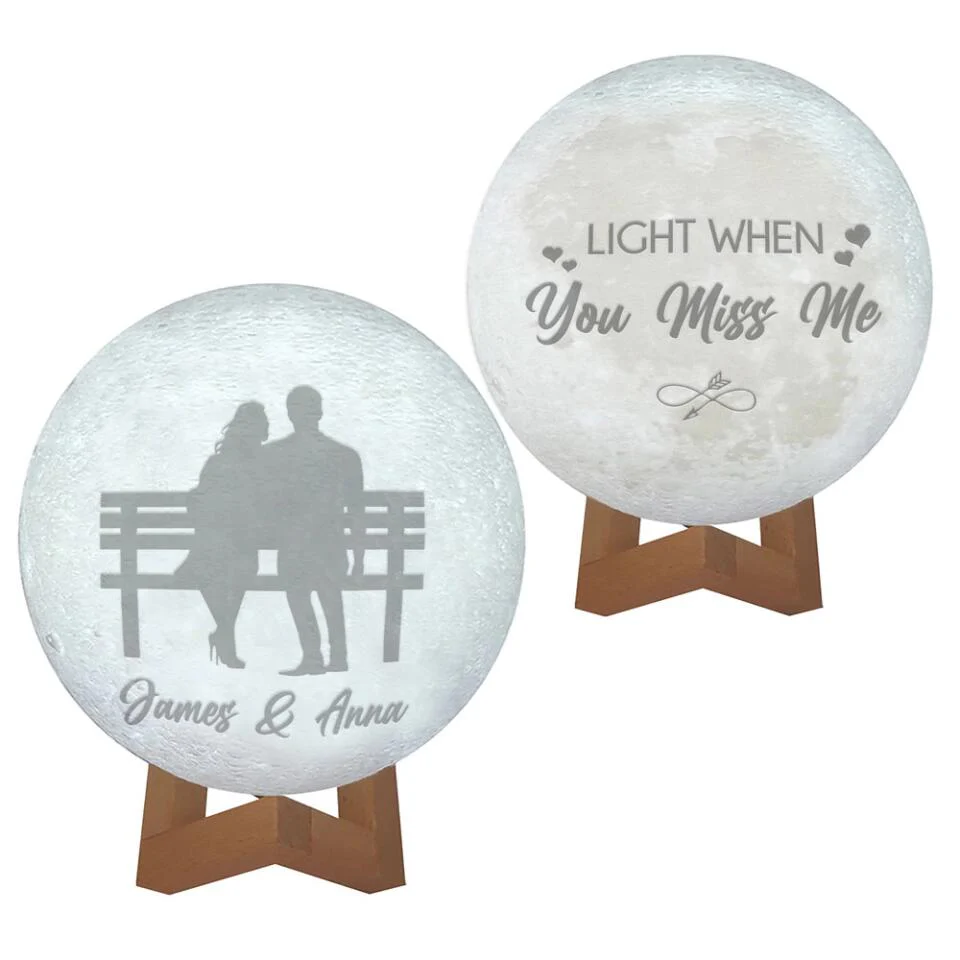 Light When You Miss Me Personalized Couple Figure Long Distance Gifts - Image 6