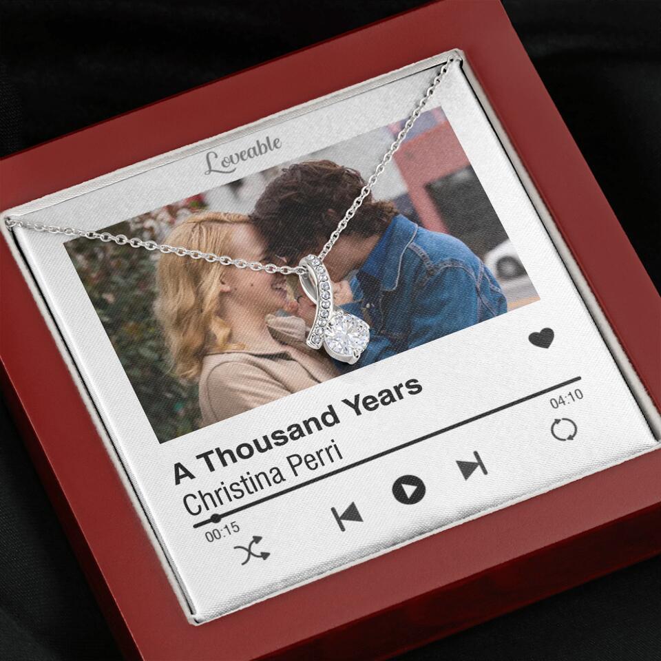 Personalized Valentine Gifts - Love Songs Music Playing Style Custom Necklace Anniversary Gift For Her - Image 21