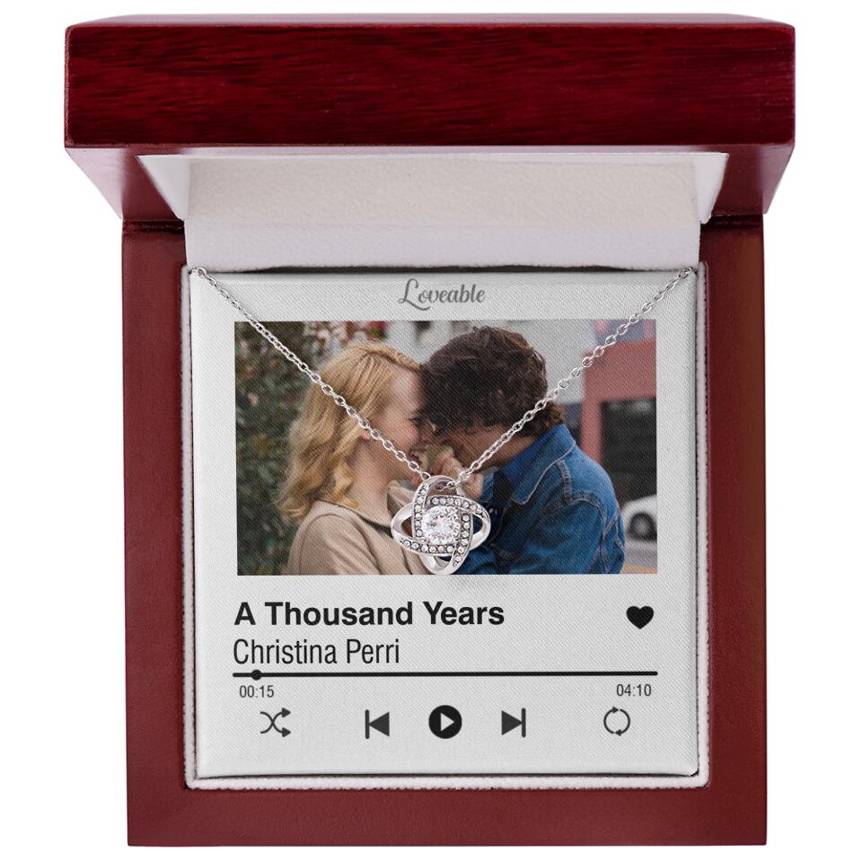 Personalized Valentine Gifts - Love Songs Music Playing Style Custom Necklace Anniversary Gift For Her - Image 28