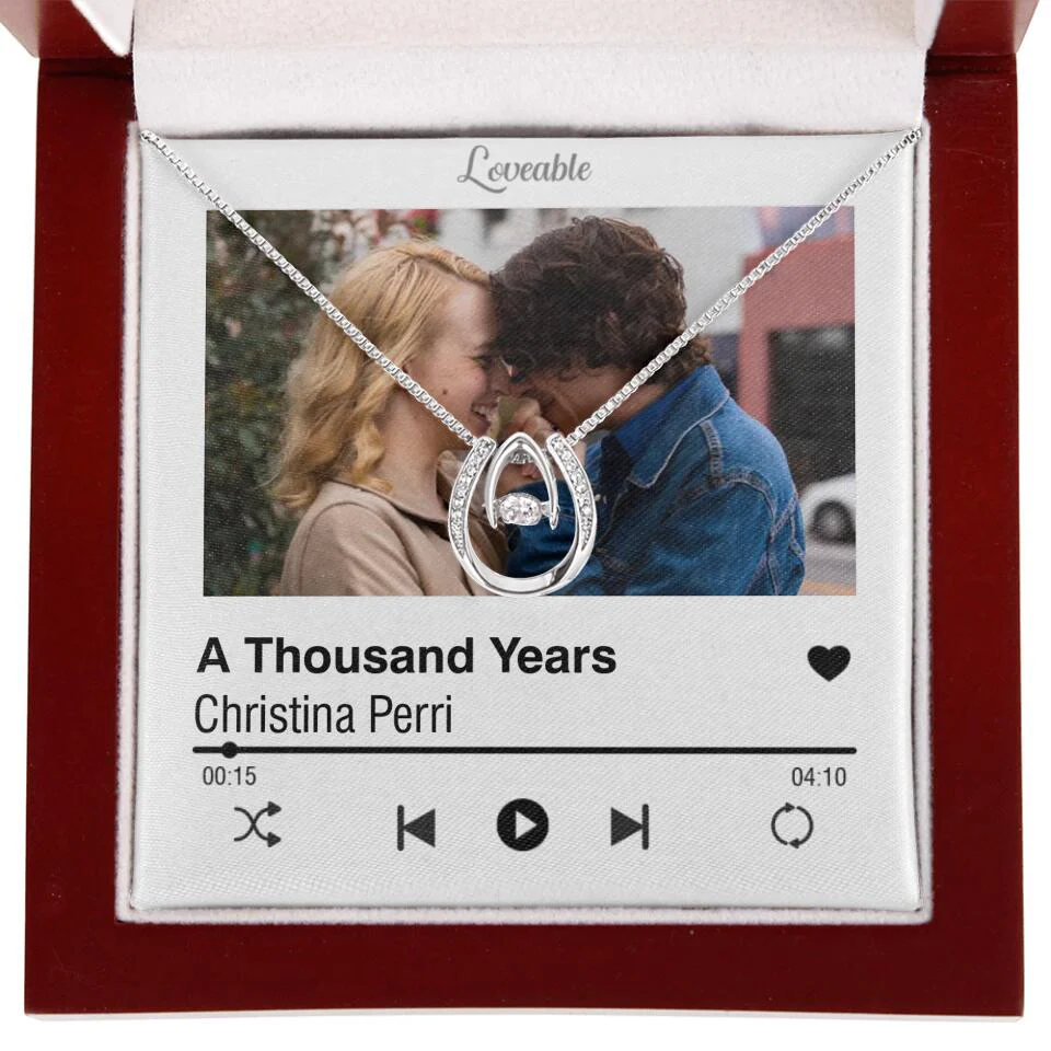 Personalized Valentine Gifts - Love Songs Music Playing Style Custom Necklace Anniversary Gift For Her - Image 36