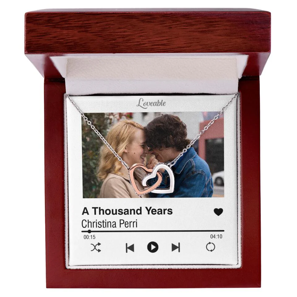 Personalized Valentine Gifts - Love Songs Music Playing Style Custom Necklace Anniversary Gift For Her - Image 40
