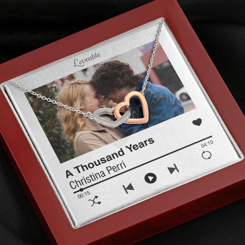 Personalized Valentine Gifts - Love Songs Music Playing Style Custom Necklace Anniversary Gift For Her - Image 41
