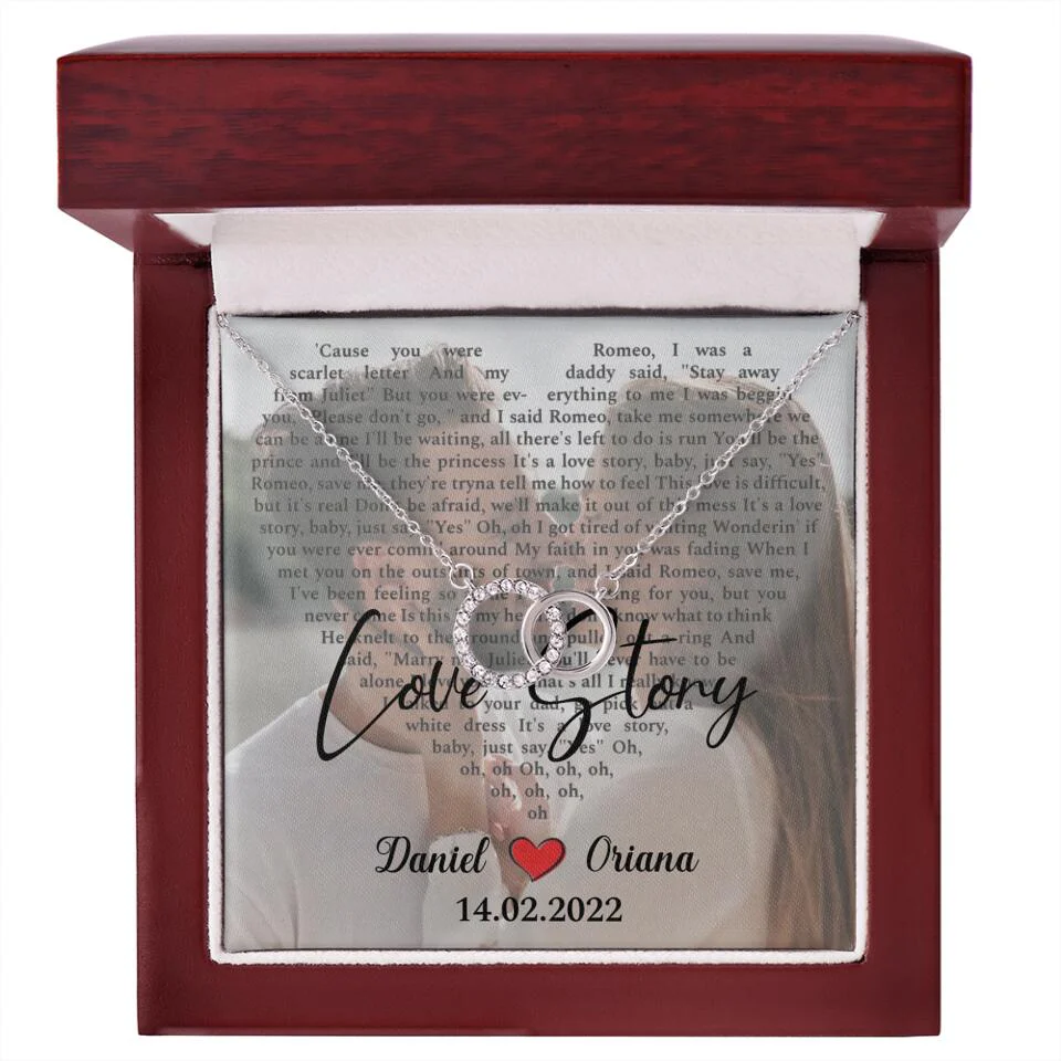 Personalized Valentine Gifts - Love Story - Custom Lyrics Song - Personalized Necklace - Gift For Her - Image 32