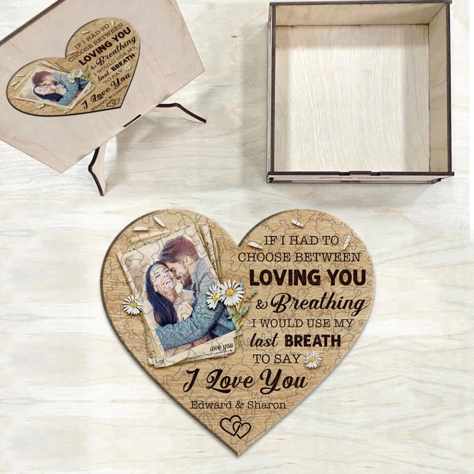 Love You Till The Last Breath Custom Puzzle Anniversary Gift For Couples - Image 3