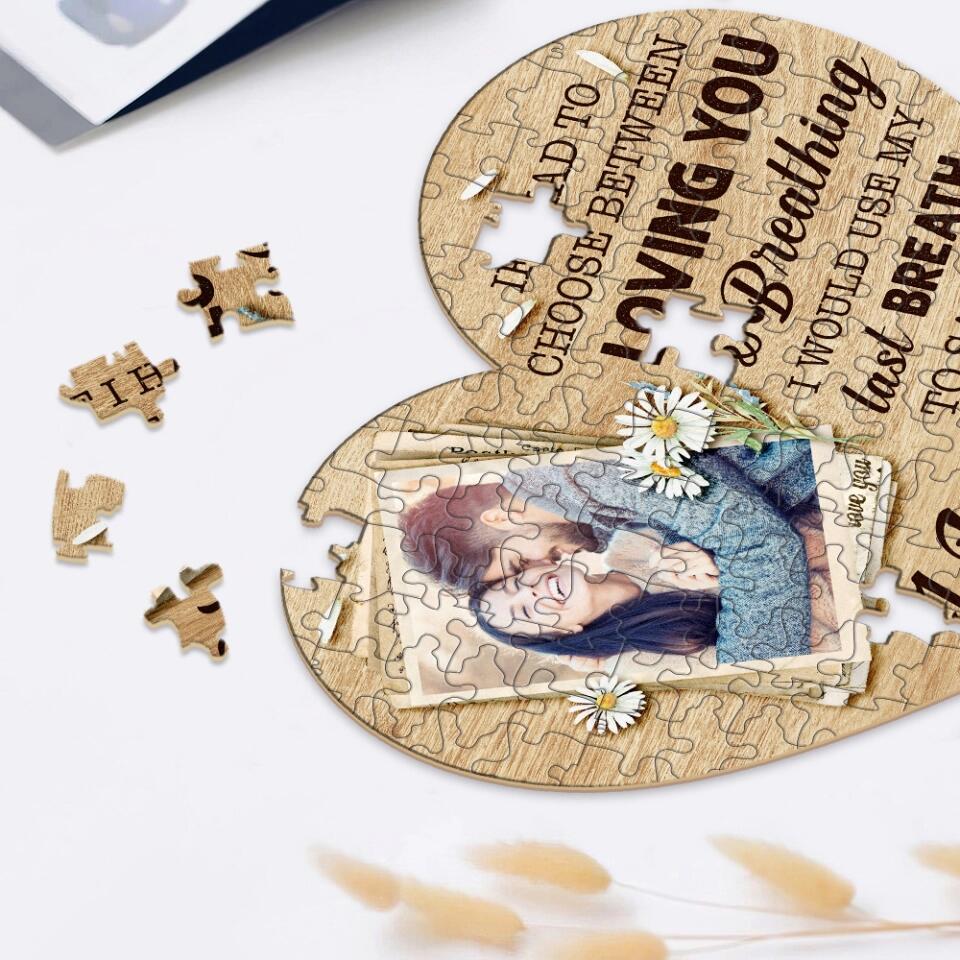 Love You Till The Last Breath Custom Puzzle Anniversary Gift For Couples - Image 4