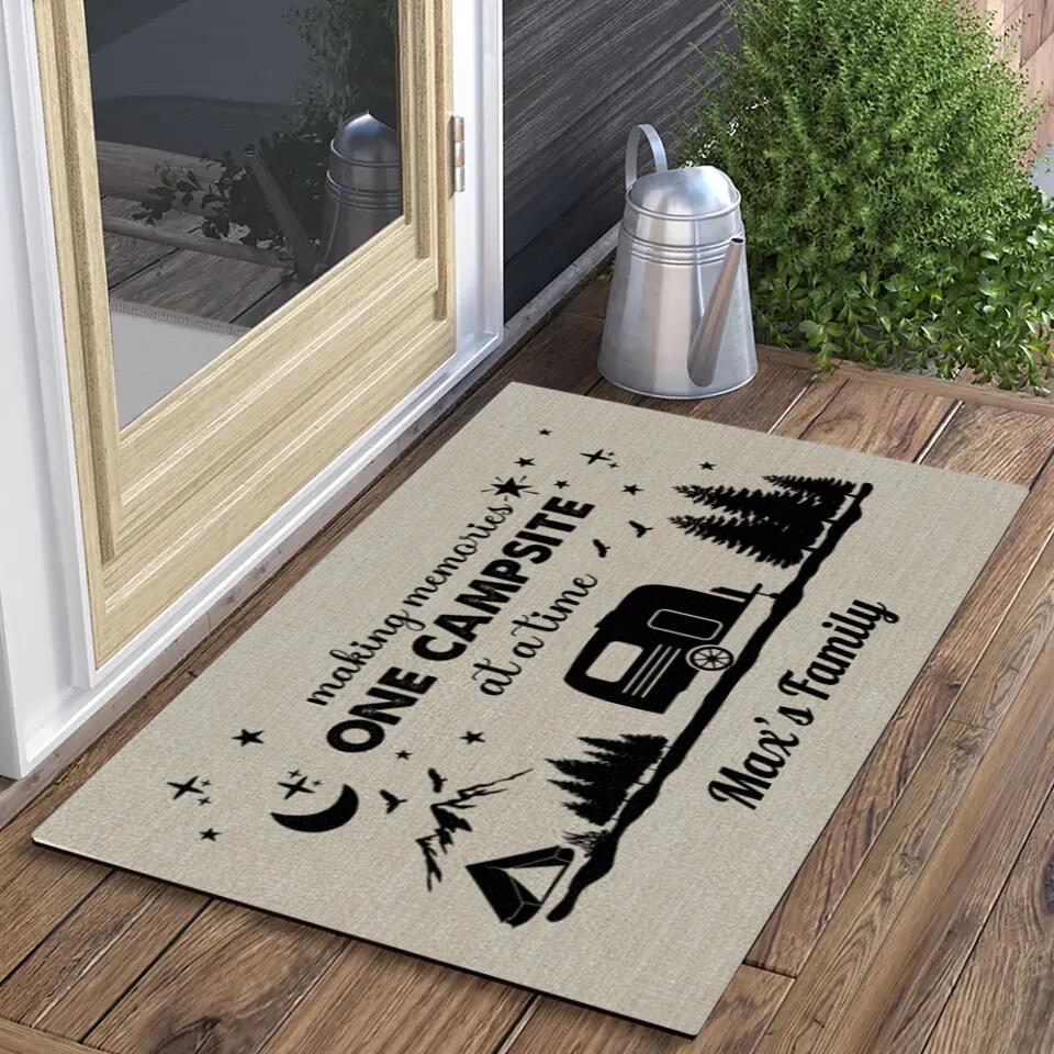 Making Memories One Campsite At A Time - Personalized Doormat - Gift For Camping Lovers Family - Image 4
