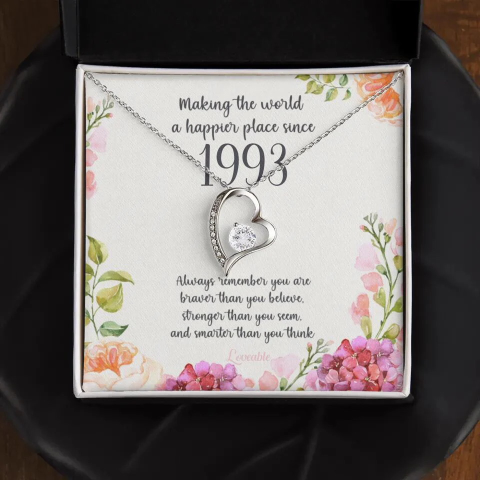Making The World A Happier Place Personalized Necklace - Image 10