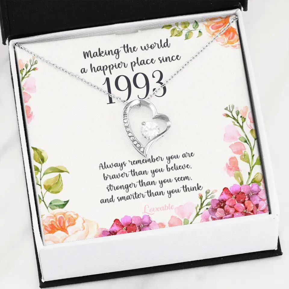 Making The World A Happier Place Personalized Necklace - Image 16