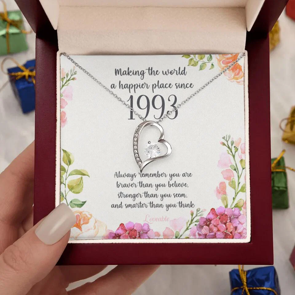 Making The World A Happier Place Personalized Necklace - Image 20