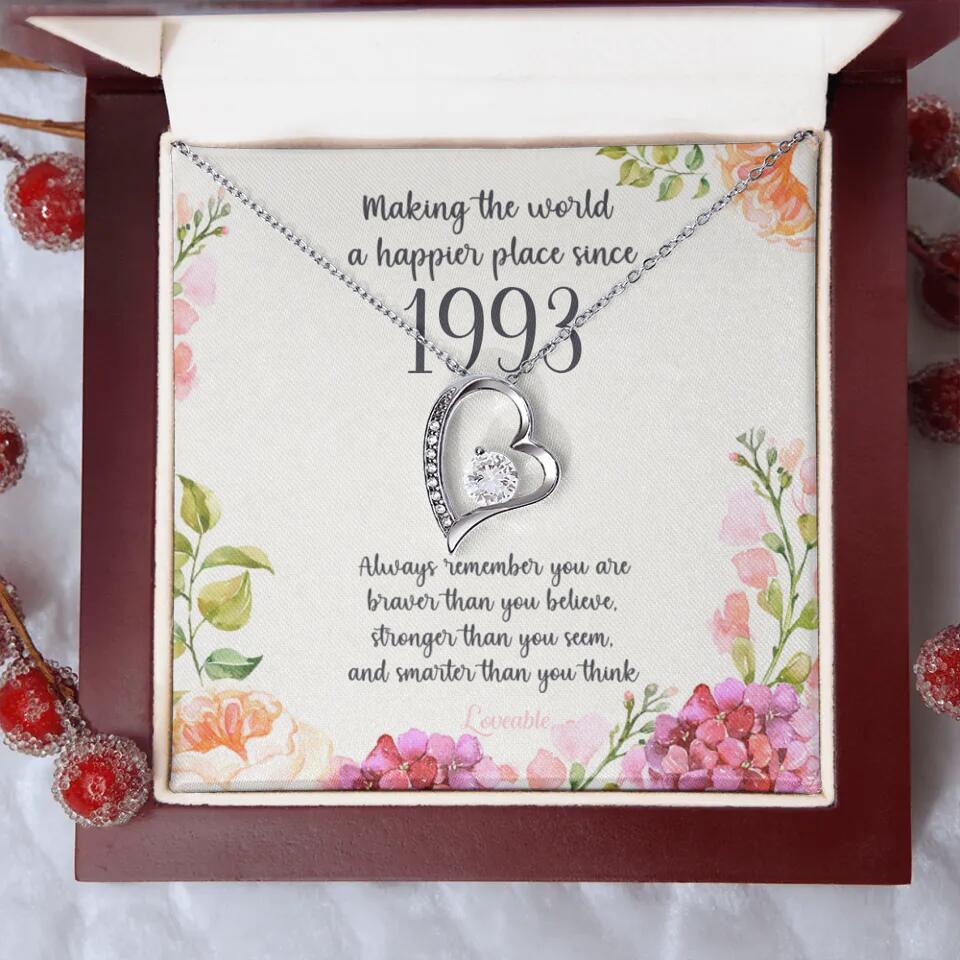 Making The World A Happier Place Personalized Necklace - Image 21