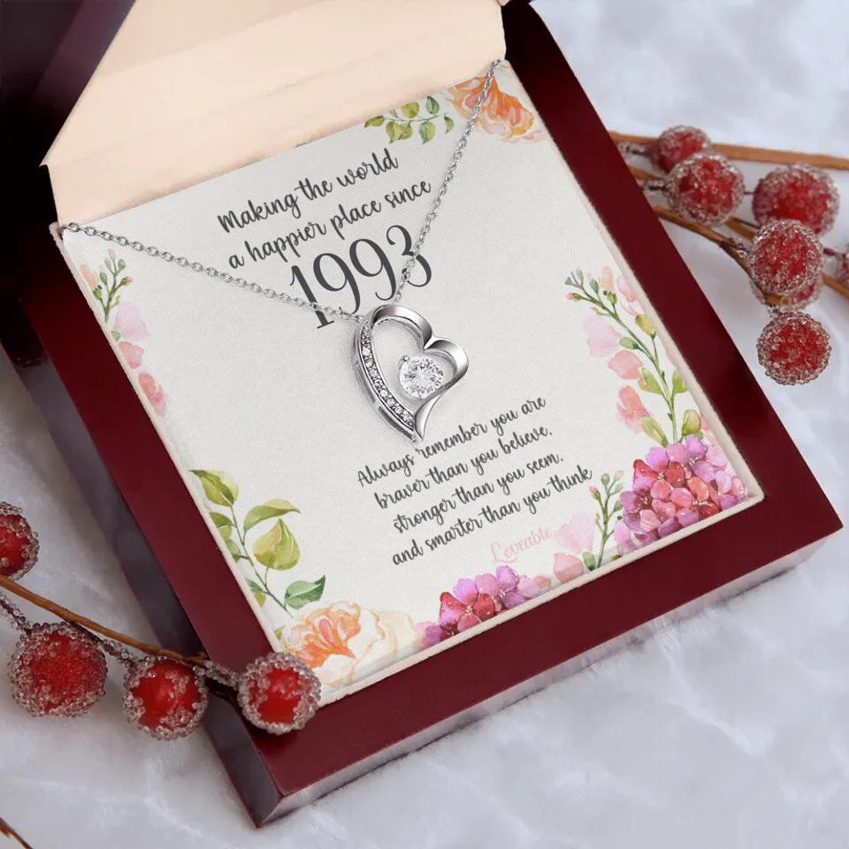 Making The World A Happier Place Personalized Necklace - Image 22