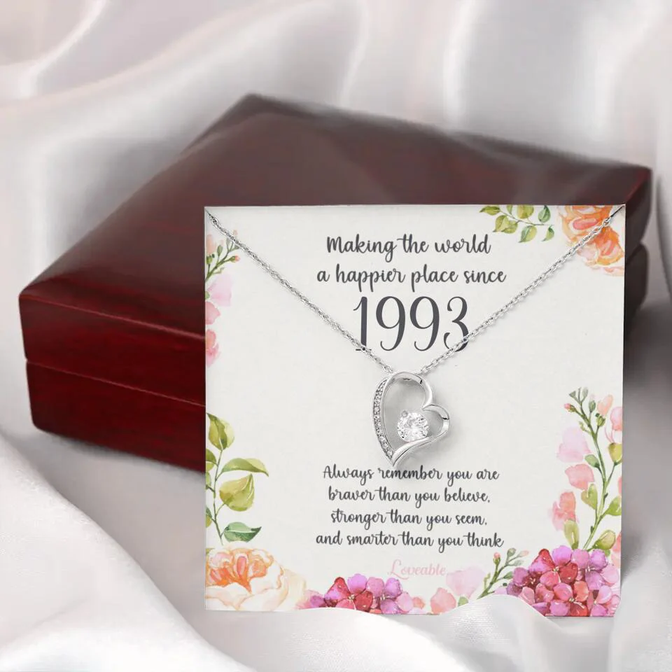Making The World A Happier Place Personalized Necklace - Image 25