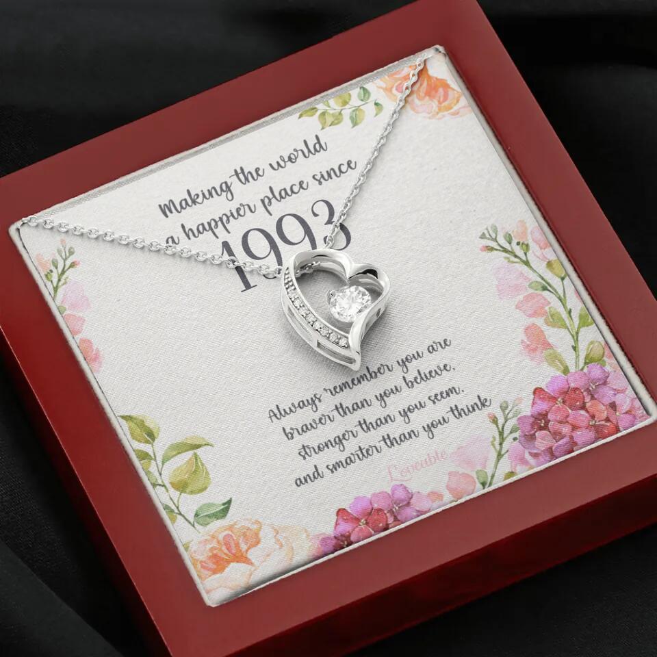 Making The World A Happier Place Personalized Necklace - Image 28