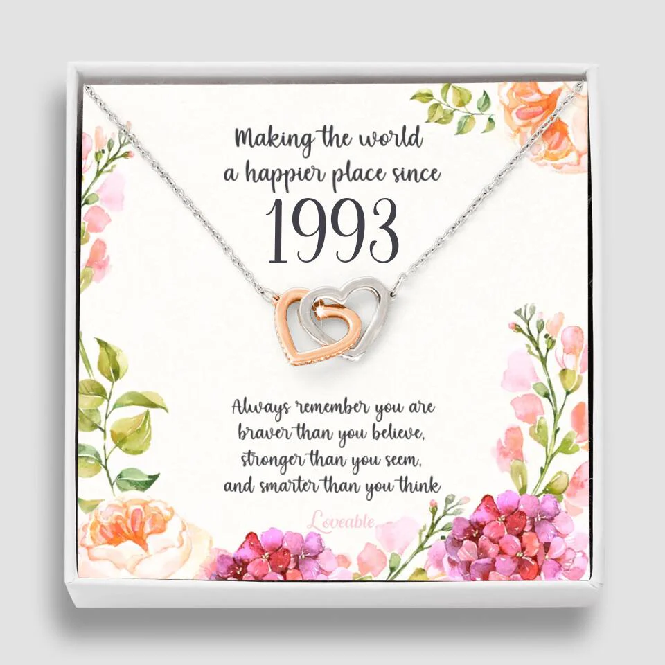 Making The World A Happier Place Personalized Necklace - Image 38