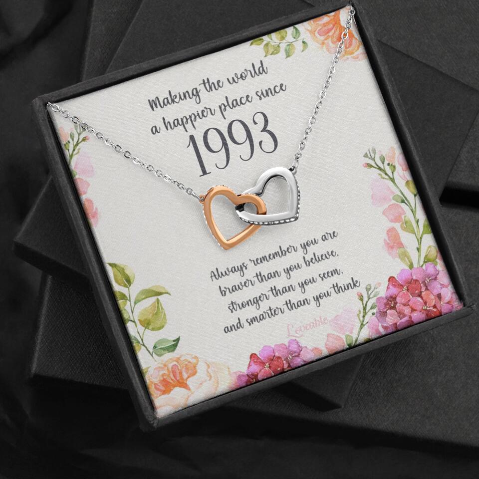 Making The World A Happier Place Personalized Necklace - Image 39