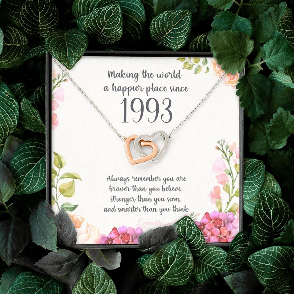 Making The World A Happier Place Personalized Necklace - Image 41