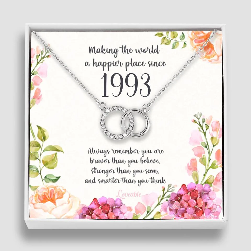 Making The World A Happier Place Personalized Necklace - Image 46