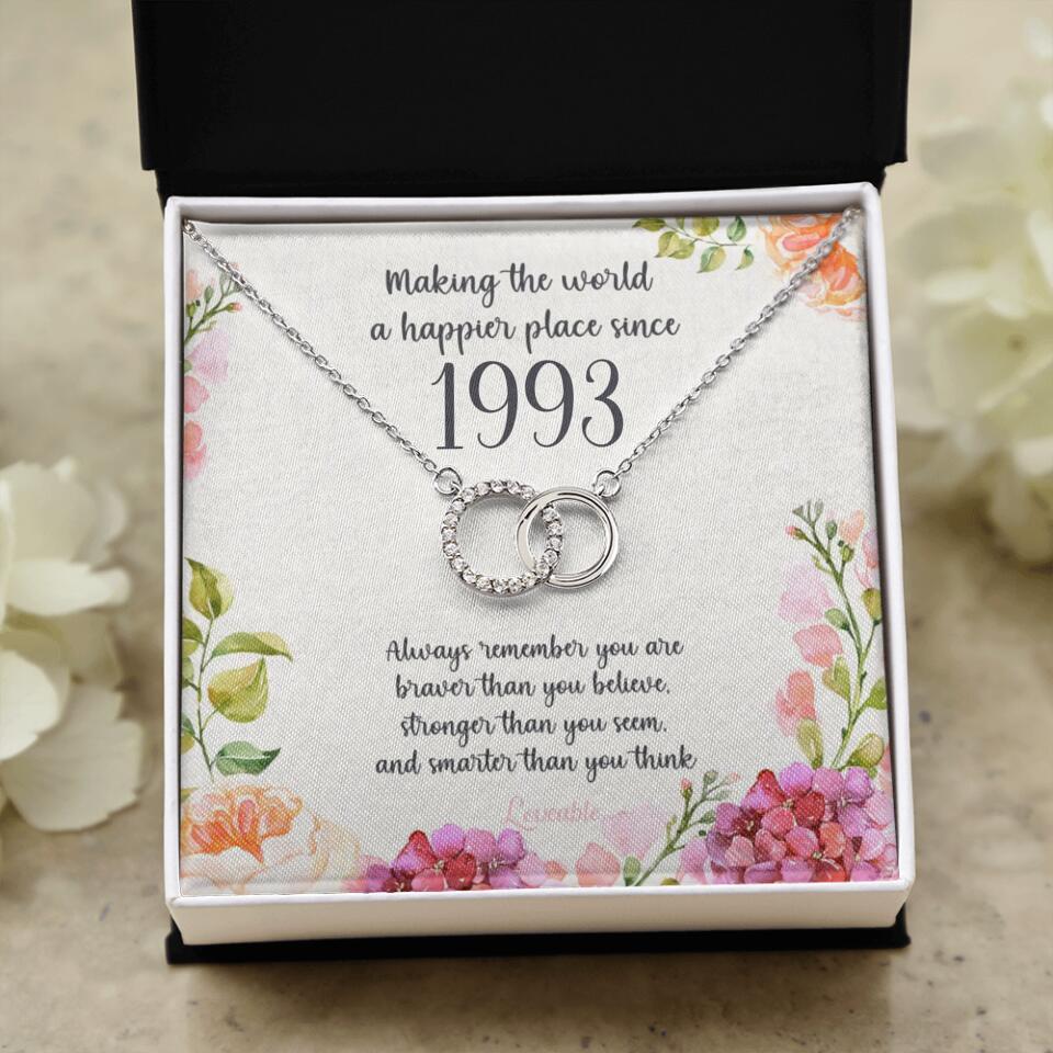 Making The World A Happier Place Personalized Necklace - Image 47