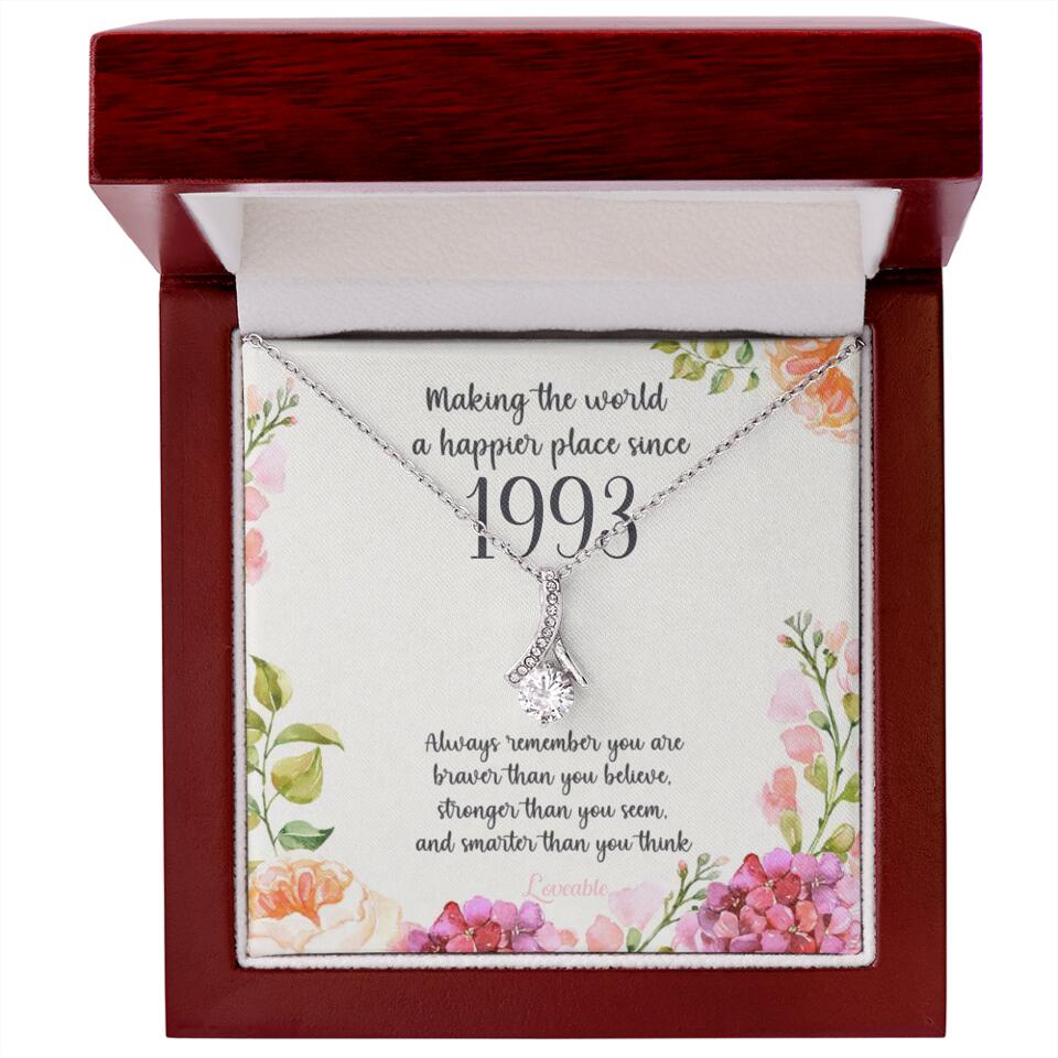 Making The World A Happier Place Personalized Necklace - Image 57