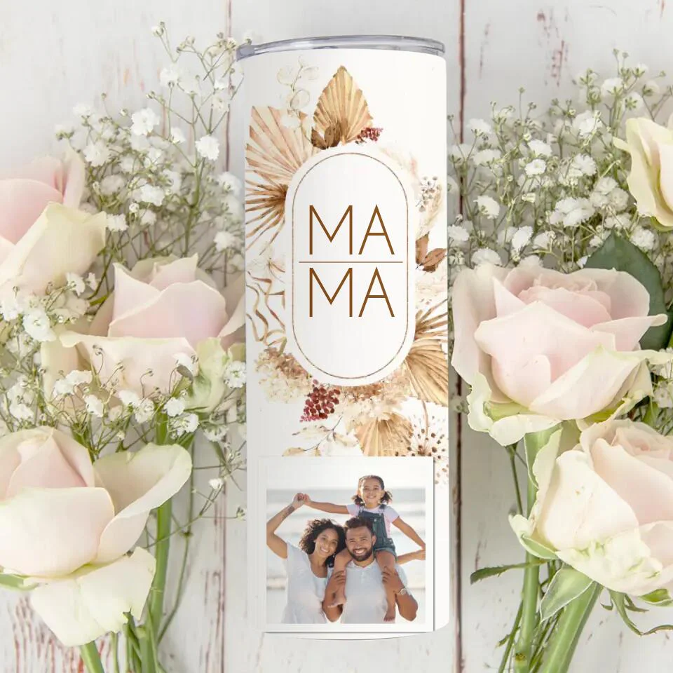 MAMA Collage Photos Personalized 20oz Tumbler - Image 5