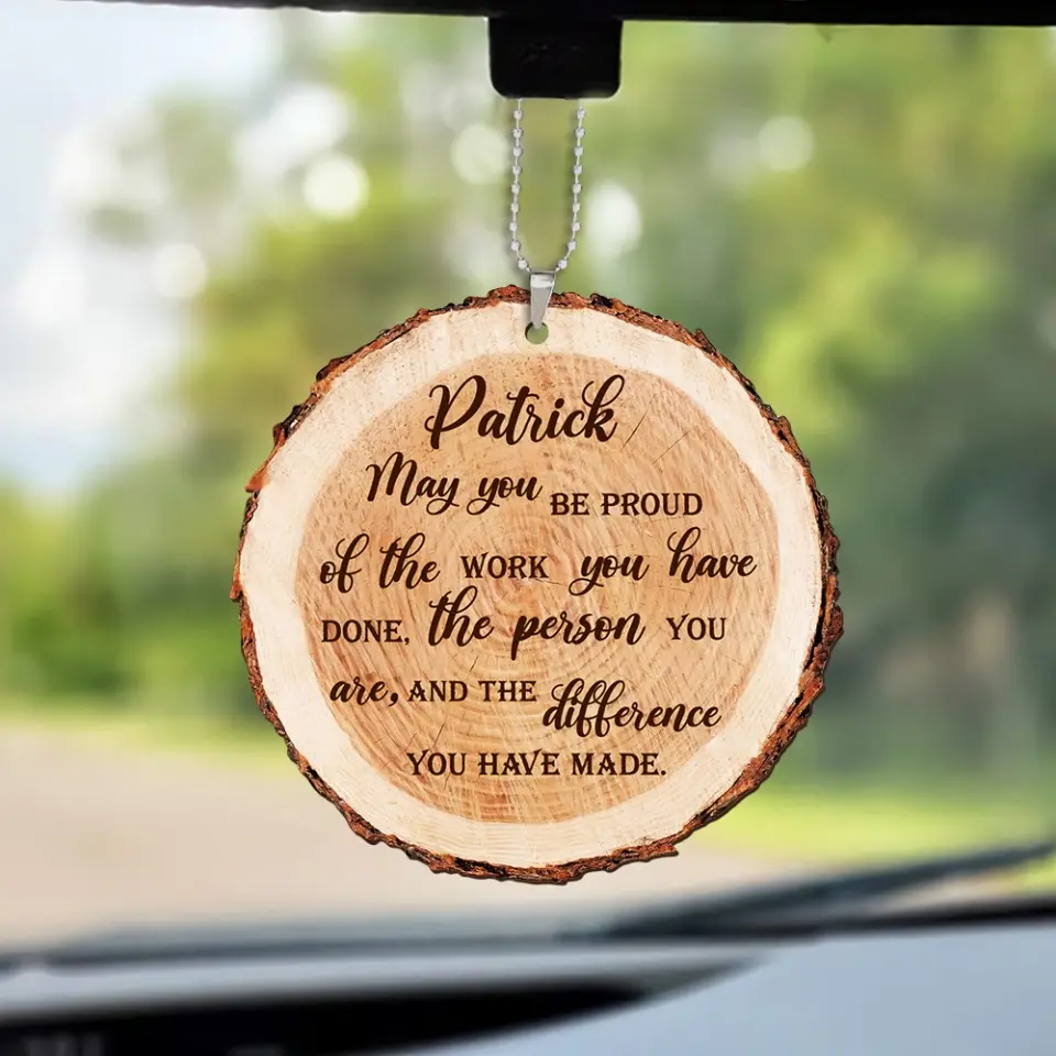 May You Be Proud of the Work You Have Done Custom Ornament Retirement Gift - Image 5
