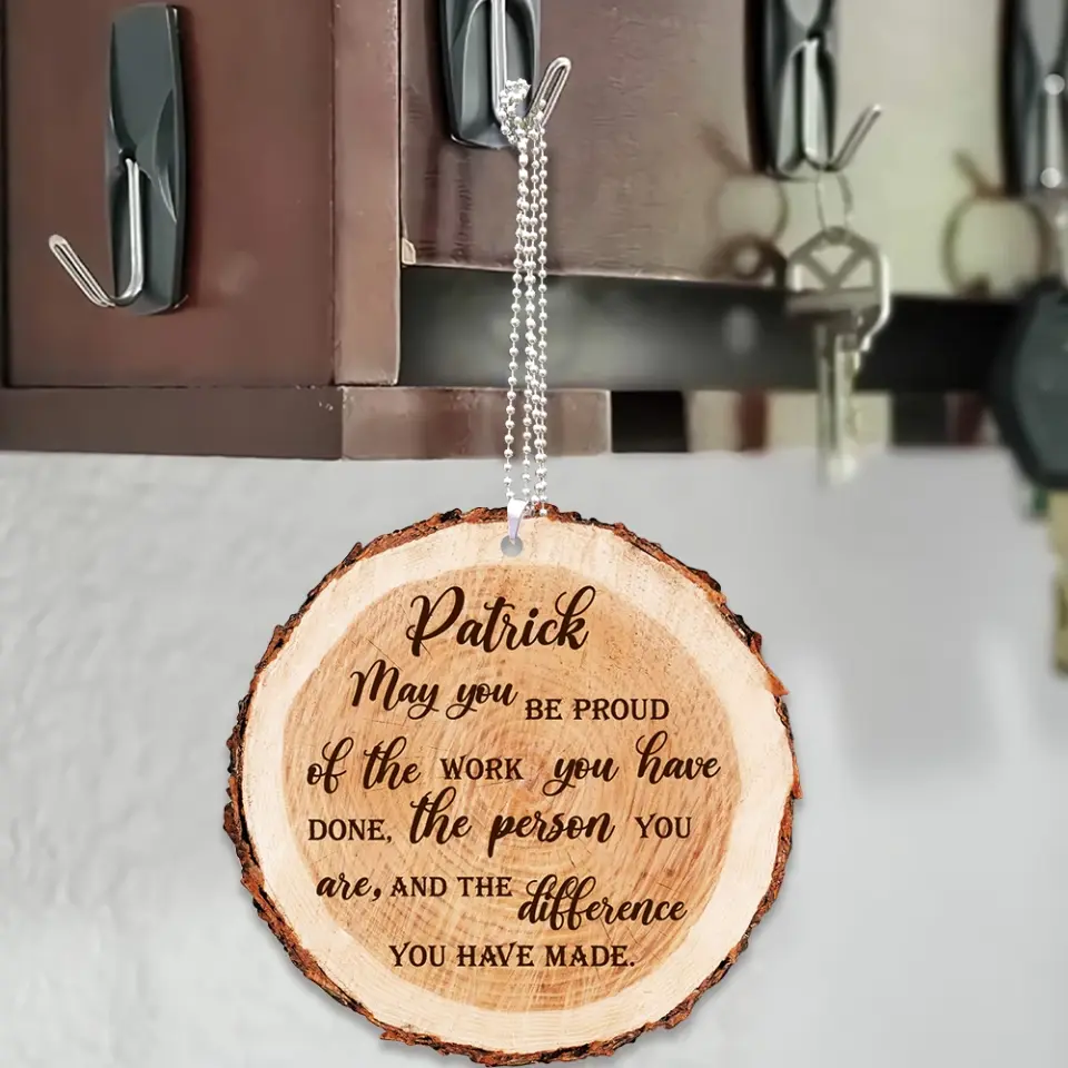 May You Be Proud of the Work You Have Done Custom Ornament Retirement Gift - Image 6