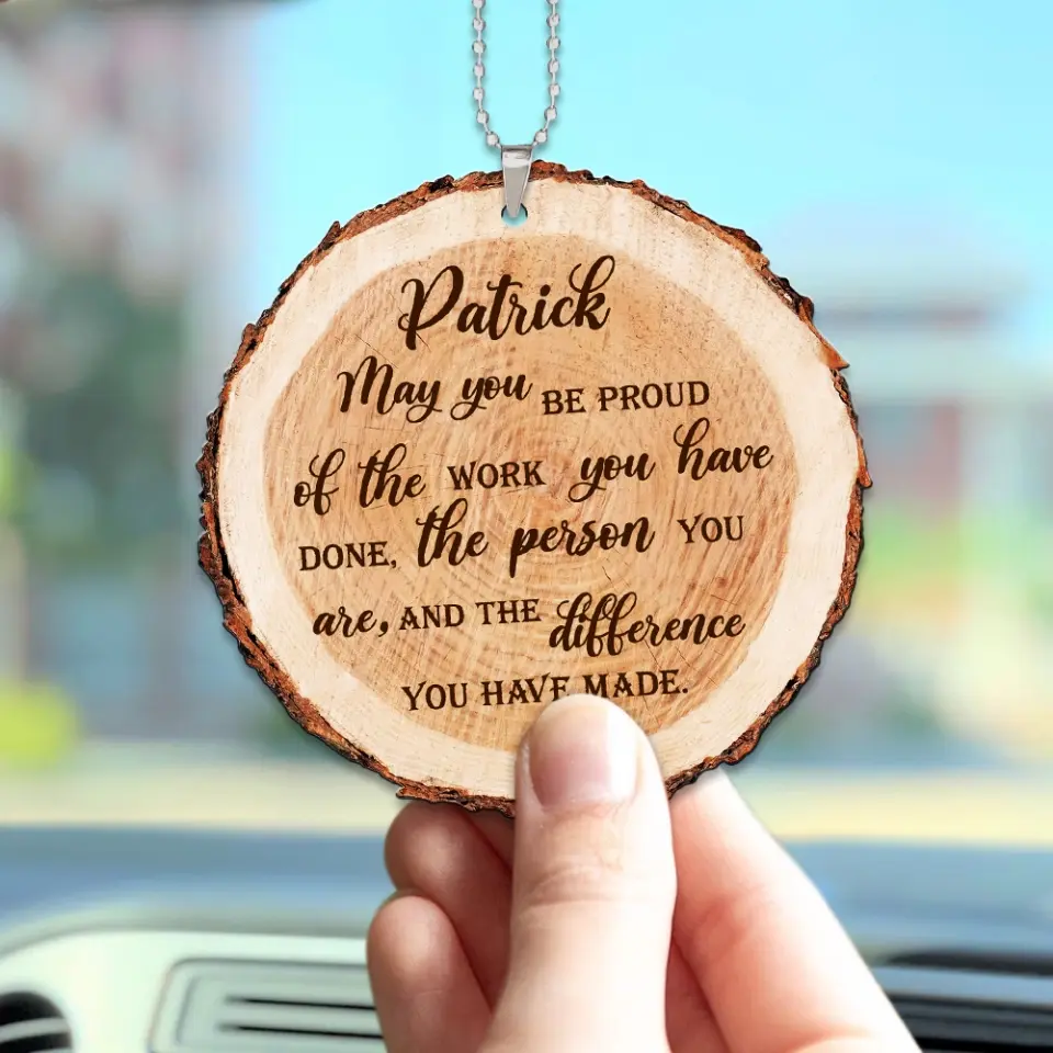 May You Be Proud of the Work You Have Done Custom Ornament Retirement Gift - Image 7