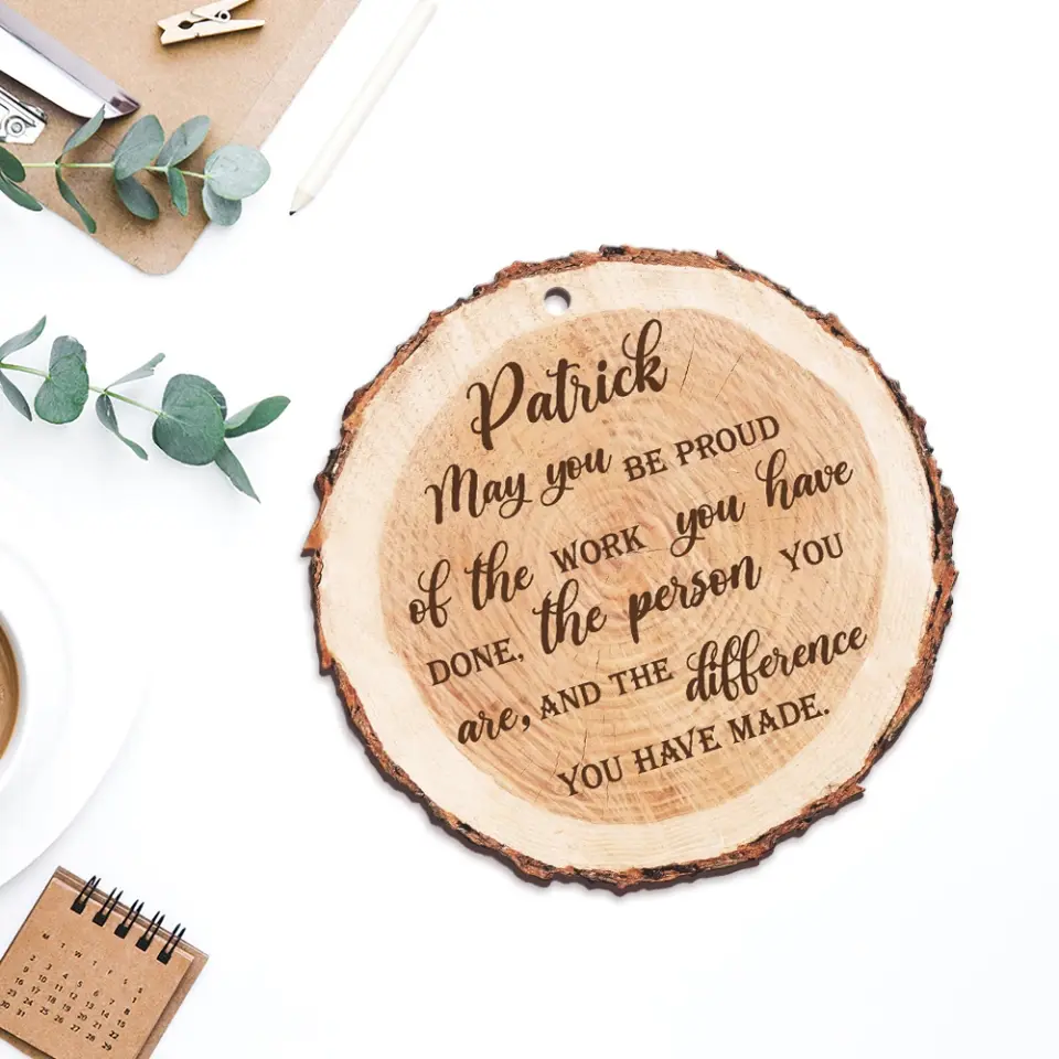 May You Be Proud of the Work You Have Done Custom Ornament Retirement Gift - Image 8