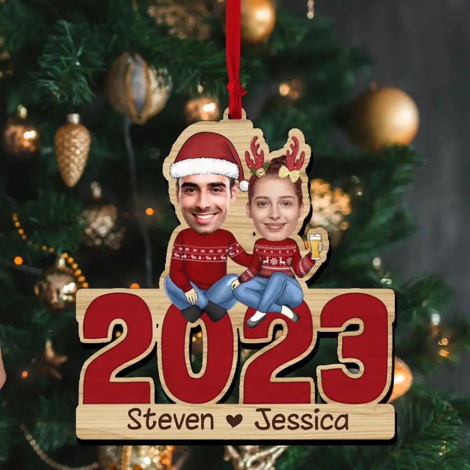 May Your Christmas Be Bright - Personalized Wooden Ornament - Image 3