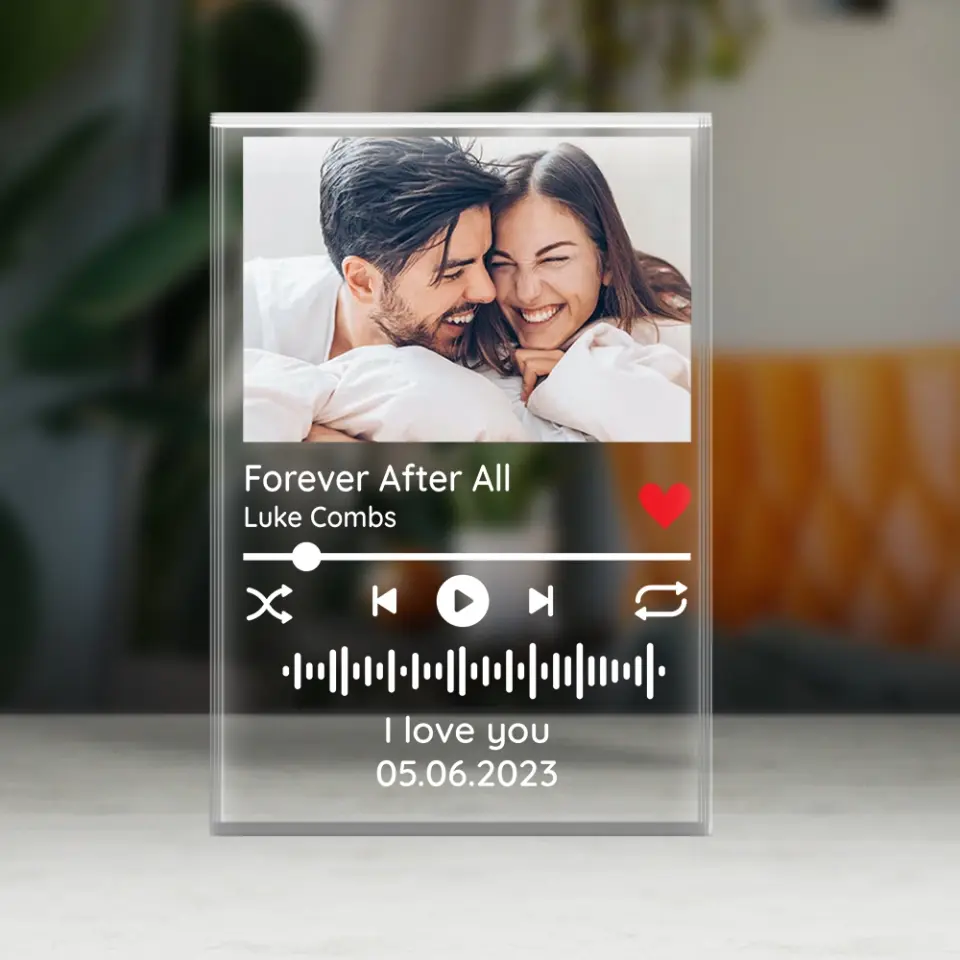 Melody Of Love Personalized Acrylic Plaque - Image 4