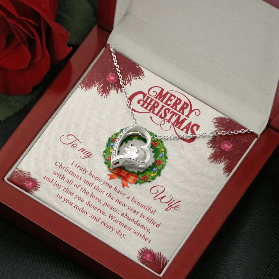 Merry Christmas I Truly Hope You Have A Beautiful Christmas - Personalized Necklace - Christmas Gifts for Wife - Image 28