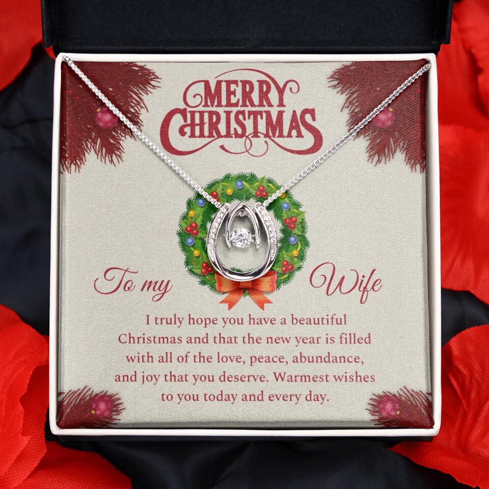 Merry Christmas I Truly Hope You Have A Beautiful Christmas - Personalized Necklace - Christmas Gifts for Wife - Image 32