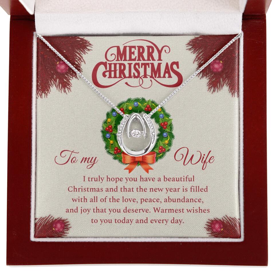 Merry Christmas I Truly Hope You Have A Beautiful Christmas - Personalized Necklace - Christmas Gifts for Wife - Image 37