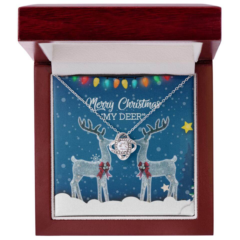 Merry Christmas "My Deer" Christmas Gift Necklace - Image 13
