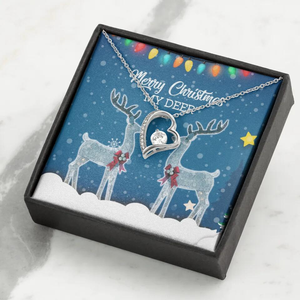Merry Christmas "My Deer" Christmas Gift Necklace - Image 20