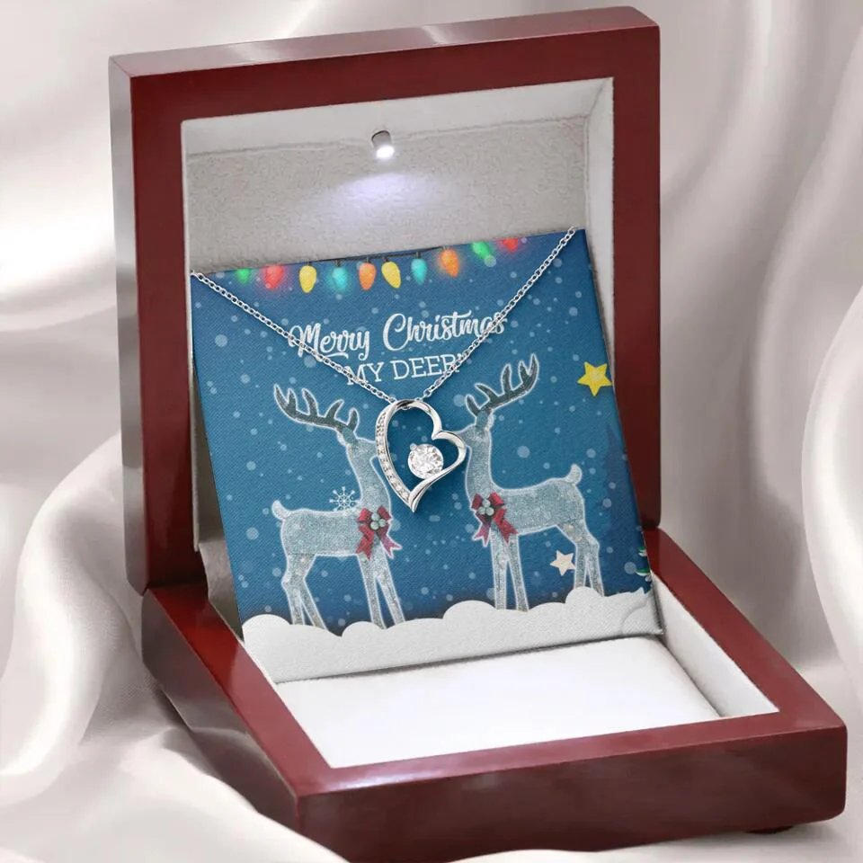 Merry Christmas "My Deer" Christmas Gift Necklace - Image 30