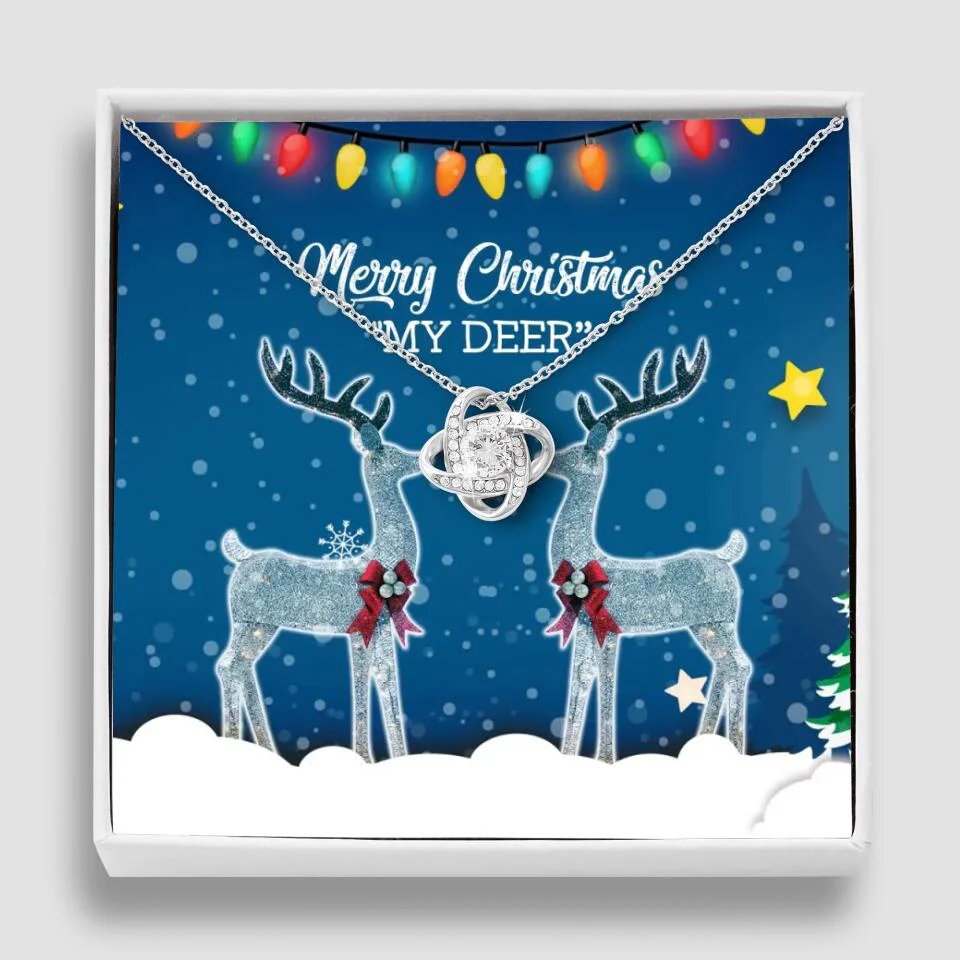 Merry Christmas "My Deer" Christmas Gift Necklace - Image 8