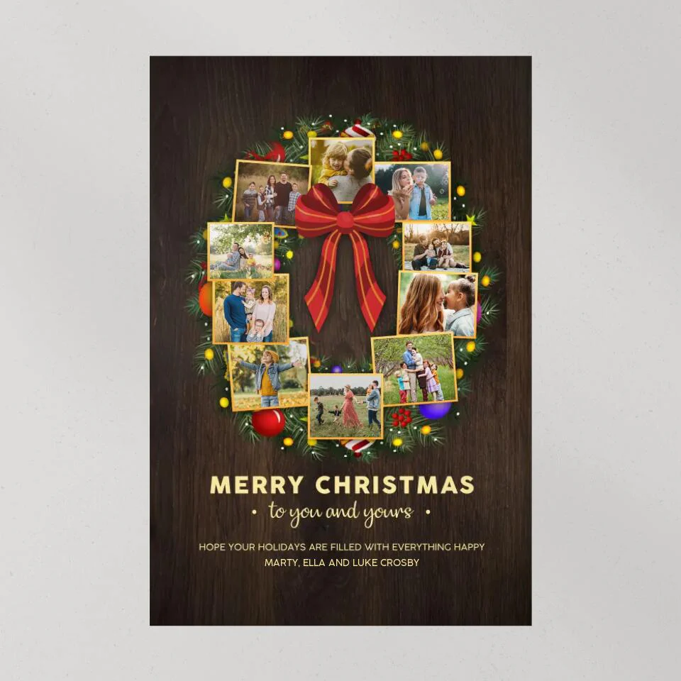 Merry Christmas To You And Yours Custom Canvas Poster Christmas Gifts - Image 8